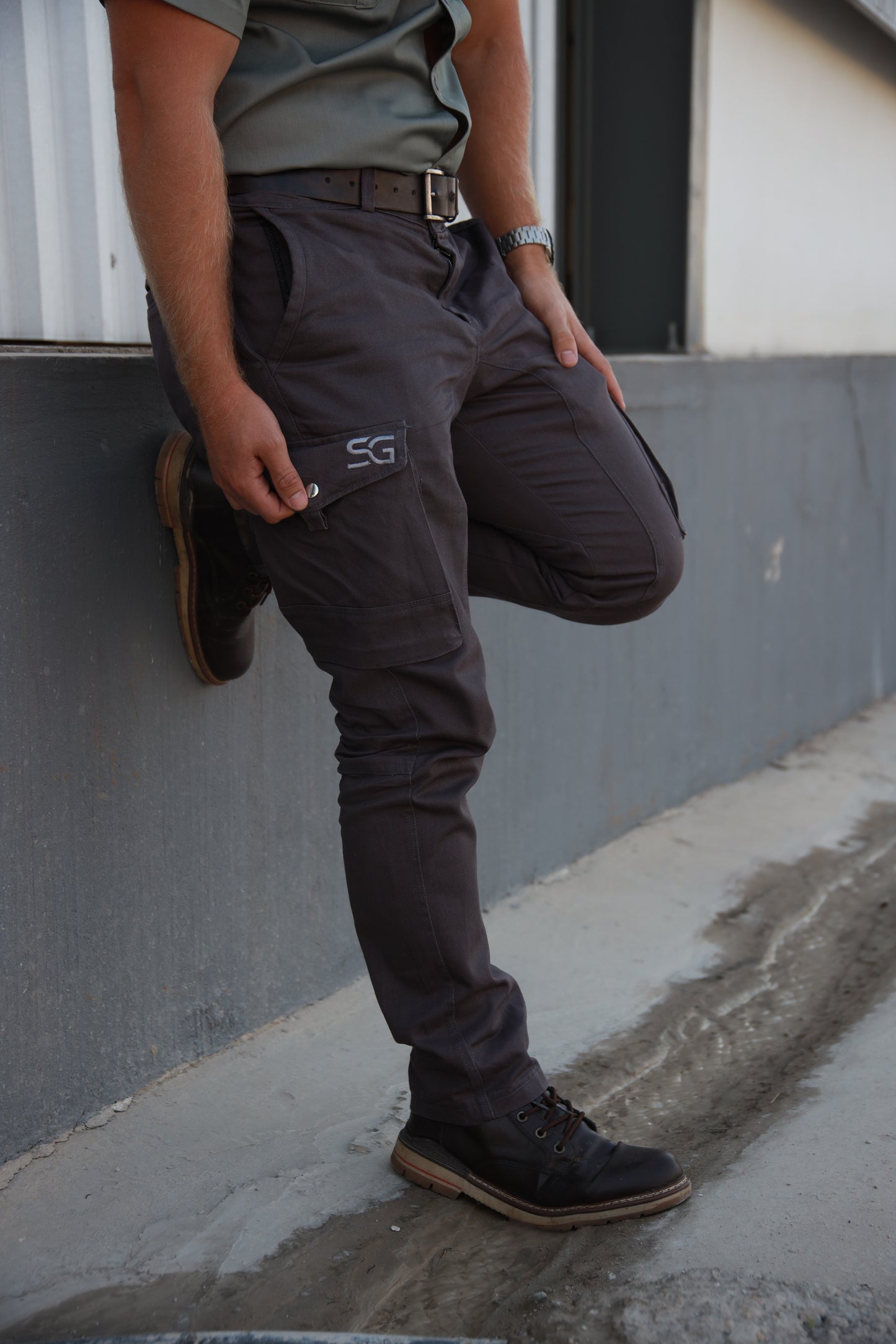 Bull Denim Cargo Pants Men