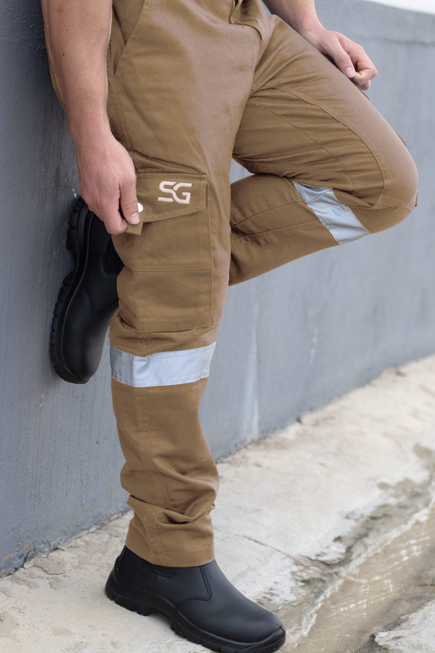 Khaki J54 Overall Trousers Men